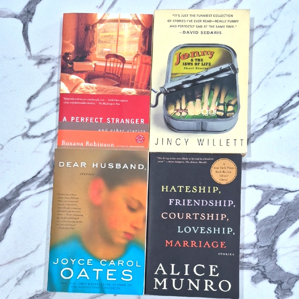 4 Female Storyteller Books Joyce Carol Oates Alice Munro